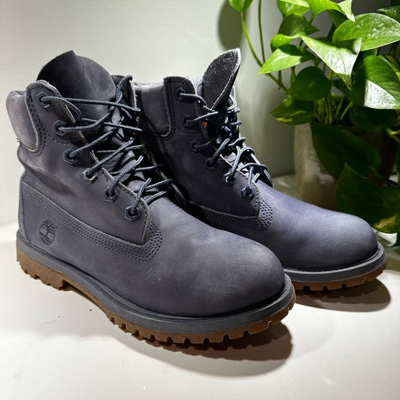 Timberland Premium 6” Light Grey women’s size 7 - Picture 2 of 6